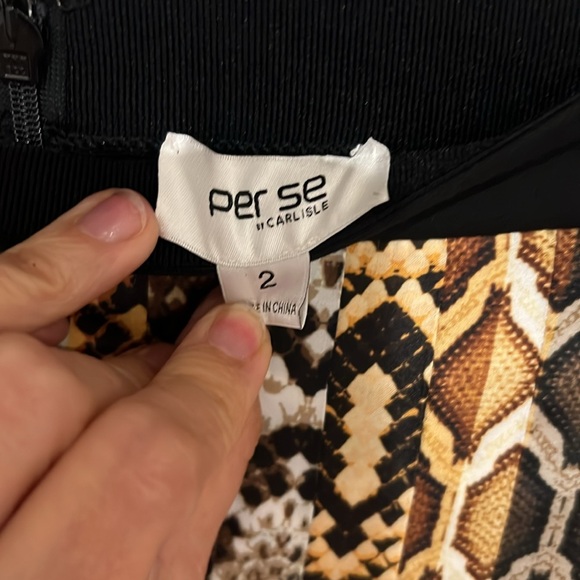 Per se snake skin print skirt - Picture 5 of 5